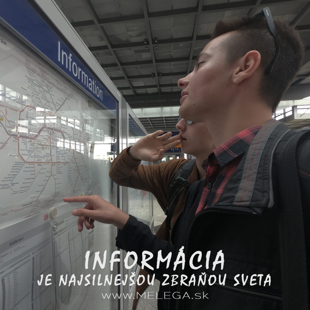 INFORMÁCIA JE NAJSILNEJŠOU ZBRAŇOU SVETA